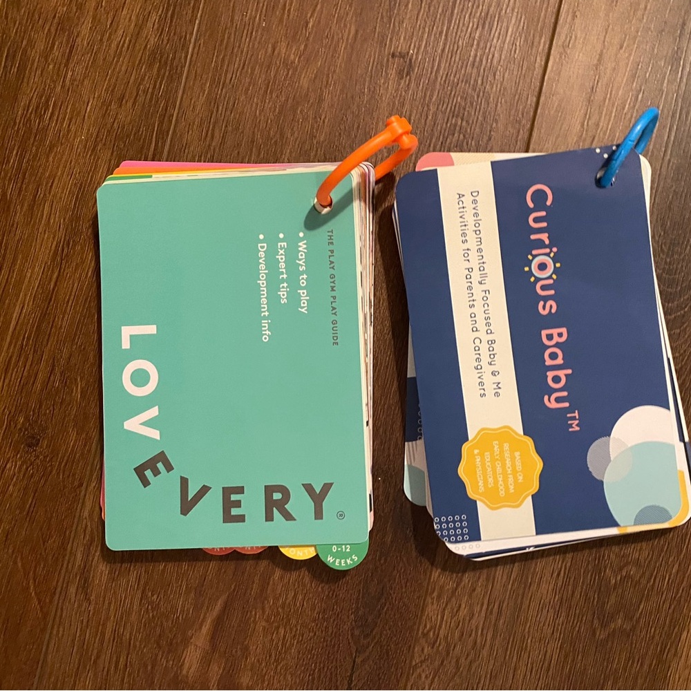 Lovevery and Curious Baby Developmental Card Set